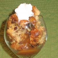 Panettone Bread Pudding W/ Brandy Caramel Sauce_image