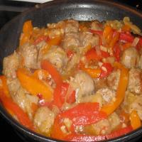 Dads Sausage, Peppers and Onions image