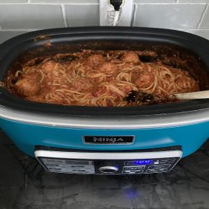Spaghetti & Meatballs in Ninja Cooking System_image