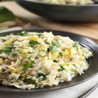 Greek Rice with Leeks (Prasorizo) Recipe - (4/5) image