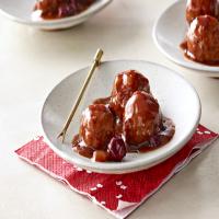 Slow-Cooker Cranberry Meatballs image