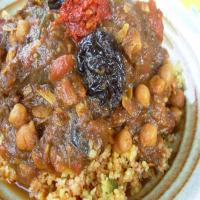 L'ham Lahlou - Algerian / North African Sweet Lamb Dish. image