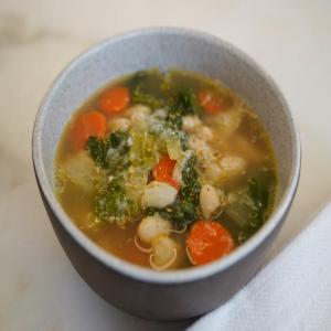 White Bean and Escarole Soup image