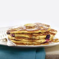 Blueberry-Cornmeal Pancakes image
