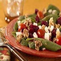 Baby Spinach, Beet and Walnut Salad image