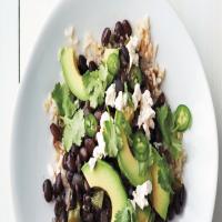 Black Beans with Rice and Avocado image