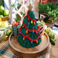 Christmas Tree Surprise Cake image