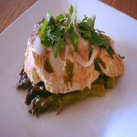 Garlic Butter Trout with Asparagus in foil_image