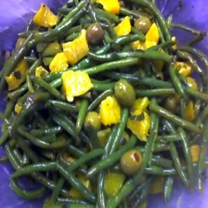 Green Bean, Orange and Green Olive Salad_image