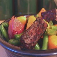 Green Beans With Butternut Squash, Tofu and Maple Syrup Glaze_image