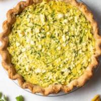 Zucchini Pie with Goat Cheese and Herbs_image