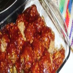 Sweet Baked Barbecue Meatballs_image