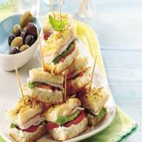 Mini Turkey Focaccia Sandwiches_image