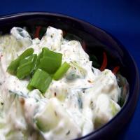 Greek Style Cucumber Salad image