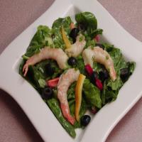 Shrimp & Spinach Salad with Vinaigrette_image