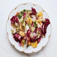 Winter Slaw With Red Pears and Pumpkin Seeds image