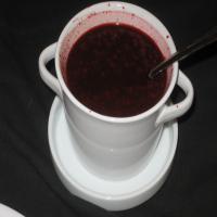 Warm Raspberry Red Wine Sauce for Fish, Chicken, or Pork_image
