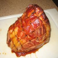 Baked Ham With Bourbon Glaze_image