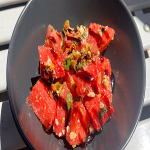 Watermelon Pistachio Salad Recipe by Tasty_image