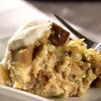 Apple-Cinnamon Bread Pudding with Ginger Ale Sauce image