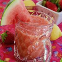 Watermelon Strawberry Mango Lemonade Smoothie image