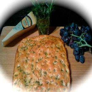 Focaccia Rosemary and Parmesan Cheese Bread_image