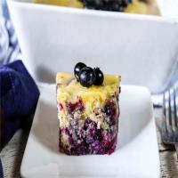Blueberry Cake With Vanilla Butter Sauce_image
