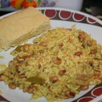 Creole Black-Eyed Peas and Rice image
