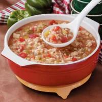 Tomato Chicken Rice Soup image
