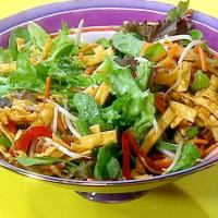 Crispy Noodle Salad with Sweet and Sour Dressing_image