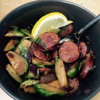 Kielbasa with Brussels Sprouts image