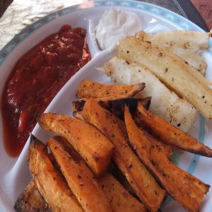 Sweet Potato and Yuca Oven Fries_image