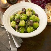 Brussels sprouts with chestnuts & sage image