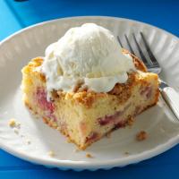 Rhubarb Berry Coffee Cake image