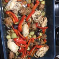 Hearty Roasted Chicken and Sausage image