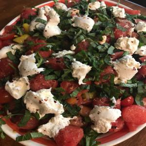 Watermelon, Prosciutto & Burrata Salad Recipe - (4.3/5)_image
