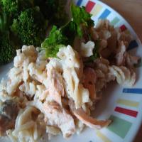 No-Guilt Creamy Salmon and Pasta image
