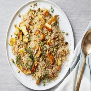 Quinoa with Roasted Squash and Pistachios_image