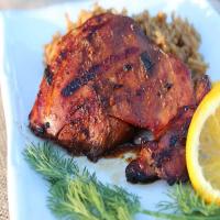 Ginger-Citrus Chicken Thighs off the Grill image