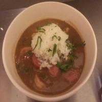 Andouille Sausage, Chicken, and Shrimp Gumbo_image