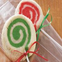 Mint-Swirl Lollipop Cookies image