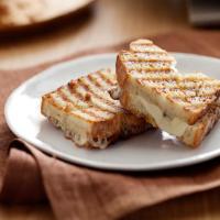 Mini Cheese Sandwiches (Panini With Mozzarella And Olive Tapenade) image