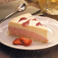 Strawberry Swirl Cheesecake image