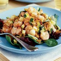 Warm rice & prawn salad image
