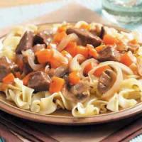 Beef Burgundy with Noodles image