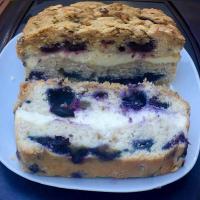 Delicious Blueberry Streusel cheesecake bread._image