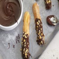 Chocolate-Dipped Churros image