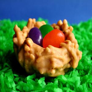 Easter Nests With Jelly Bean Eggs image