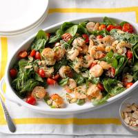 Shrimp Scampi Spinach Salad_image
