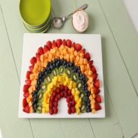 Rainbow Fruit Salad with Strawberry Dip image